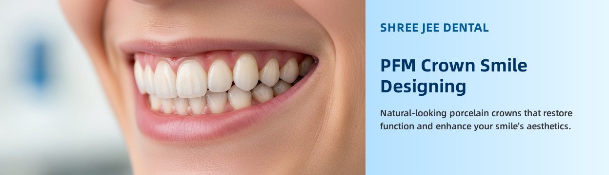 PFM Crown Smile Designing Banner